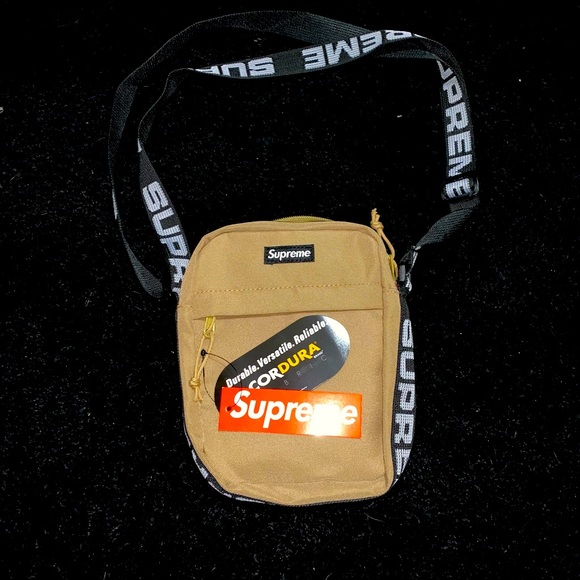 Khaki Supreme Shoulder Bag - Picture 1 of 6